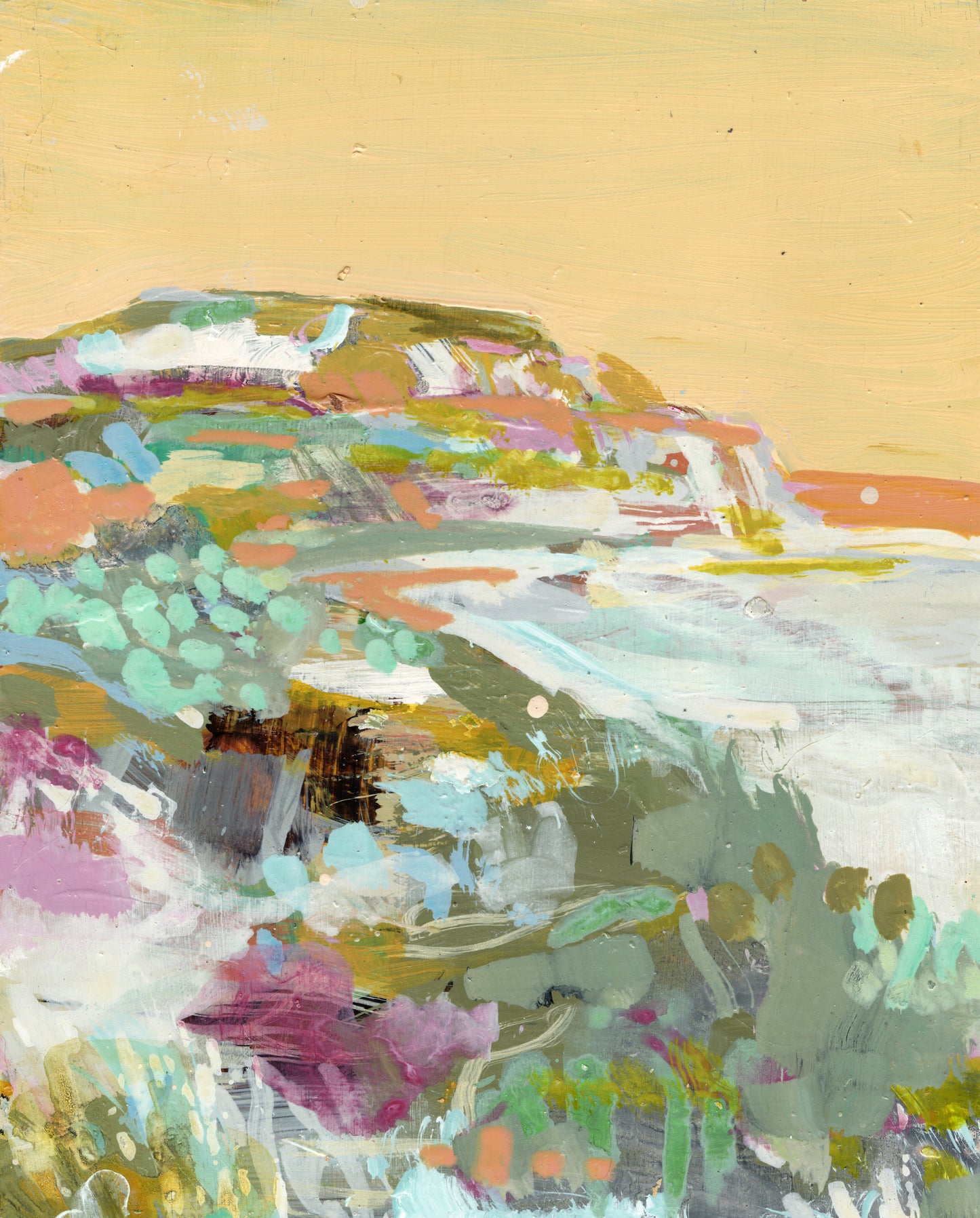 Hengistbury Head Golden Hour Framed Canvas 40cm x 30cm