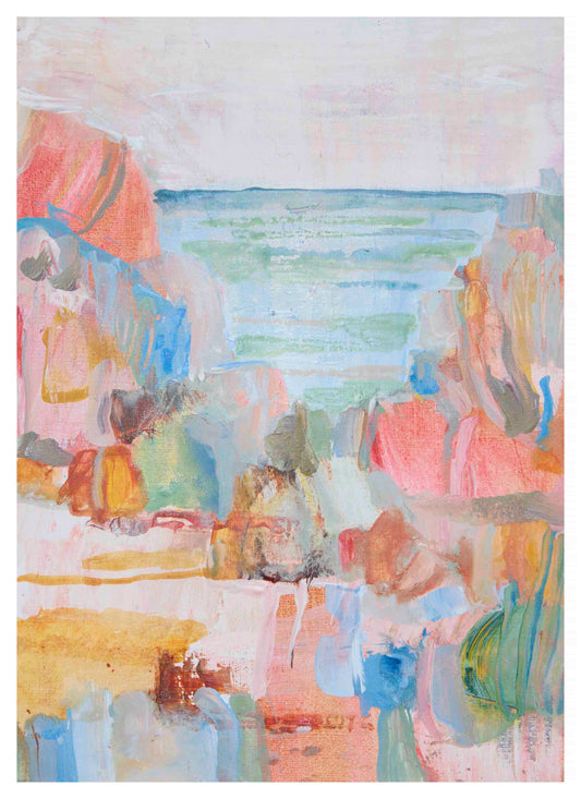 Somewhere Warm Framed Canvas 40cm x 30cm